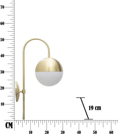 Lampada Da Muro Glamy Street Cm 19X31X51 Illuminazione/Illuminazione per interni/Illuminazioni per pareti/Applique Led Mall Home - Napoli, Commerciovirtuoso.it
