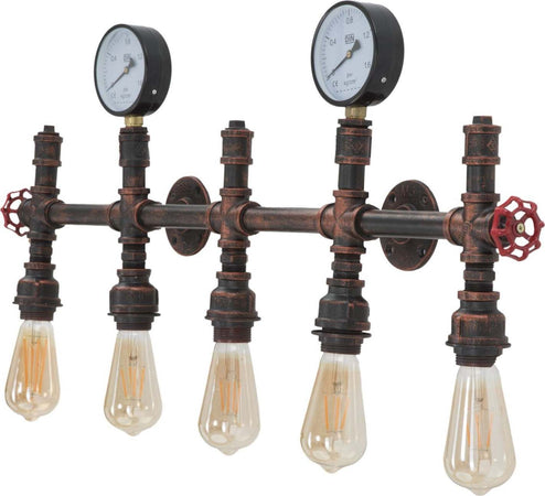 Lampada-Da-Muro-Industry-5-Luci-Cm-86X9X32