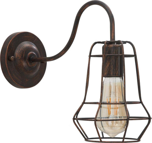 Lampada Da Muro Industry -B- Cm 33X15X27,5 Illuminazione/Illuminazione per interni/Illuminazioni per pareti/Applique Led Mall Home - Napoli, Commerciovirtuoso.it