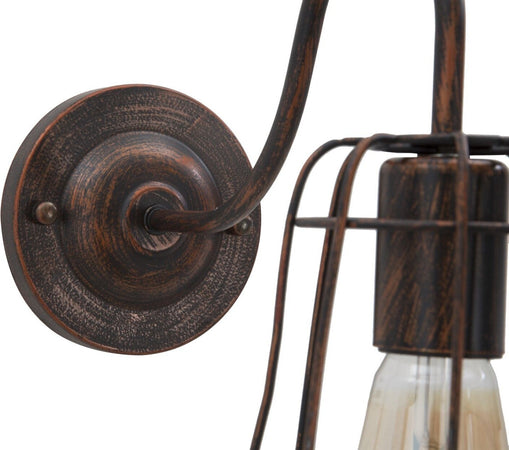 Lampada Da Muro Industry -B- Cm 33X15X27,5 Illuminazione/Illuminazione per interni/Illuminazioni per pareti/Applique Led Mall Home - Napoli, Commerciovirtuoso.it