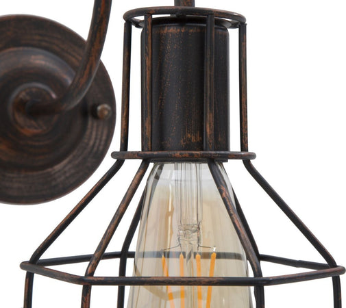 Lampada Da Muro Industry -C- Cm 32X14X30 Illuminazione/Illuminazione per interni/Illuminazioni per pareti/Applique Led Mall Home - Napoli, Commerciovirtuoso.it