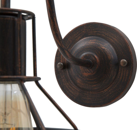 Lampada Da Muro Industry -C- Cm 32X14X30 Illuminazione/Illuminazione per interni/Illuminazioni per pareti/Applique Led Mall Home - Napoli, Commerciovirtuoso.it