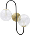 Lampada Da Muro Iron Black Cm 36X24X45 Illuminazione/Illuminazione per interni/Illuminazioni per pareti/Applique Led Mall Home - Napoli, Commerciovirtuoso.it