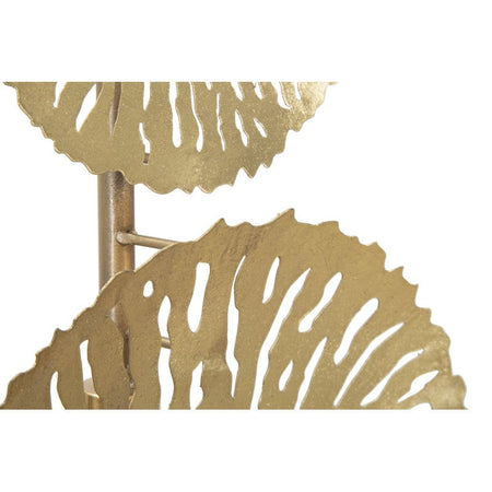 Lampada da muro struttura in metallo color oro per interni