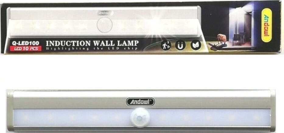 Lampada Da Parete A Induzione 10led Con Sensore Di Movimento Per Armadi Q-led100 Illuminazione/Illuminazione per interni/Illuminazione speciale/Luci notturne Trade Shop italia - Napoli, Commerciovirtuoso.it