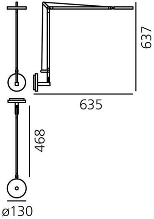 Lampada da parete Artemide Demetra