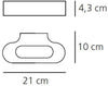 Lampada da parete Artemide Talo LED