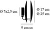 Lampada da parete Catellani & Smith Lederam W1 25