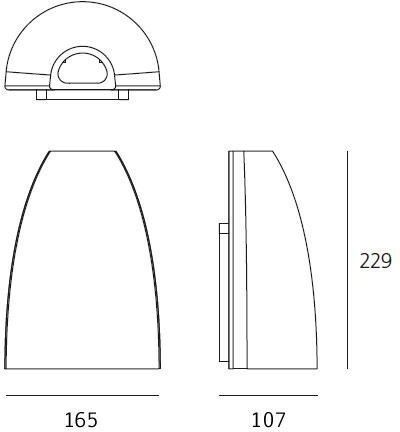 Lampada da parete di Artemide Molla