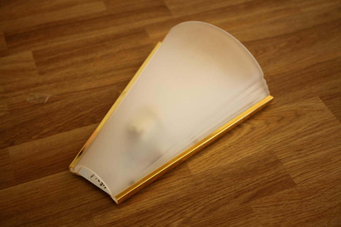 Lampada da parete DueP struttura dorata