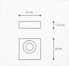 Lampada da parete e da soffitto Icone SWING  1.15