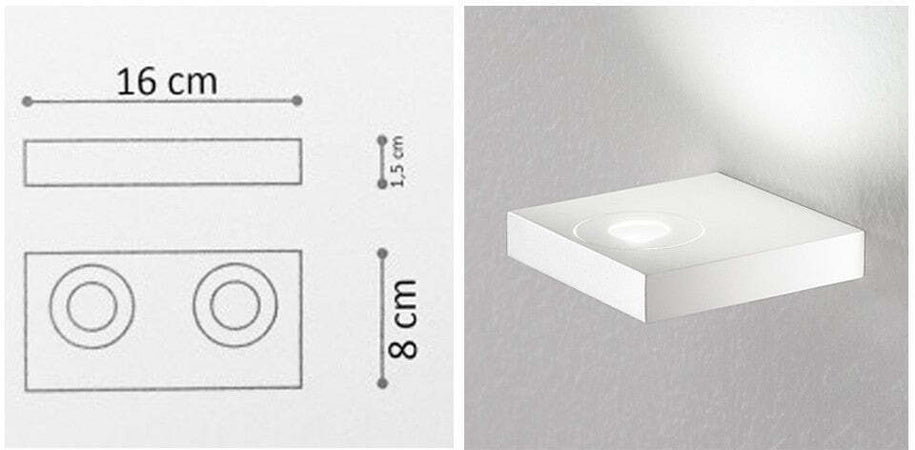 Lampada da parete e soffitto Icone SWING  2.15