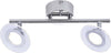 Lampada Da Parete E Soffitto Sofia 2 Fuochi Led, 2x3,8/4 W Cromato 34,5x10x14 cm Illuminazione/Illuminazione per interni/Lampadari lampade a sospensione e plafoniere/Plafoniere Scontolo.net - Potenza, Commerciovirtuoso.it