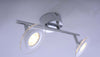 Lampada Da Parete E Soffitto Sofia 2 Fuochi Led, 2x3,8/4 W Cromato 34,5x10x14 cm Illuminazione/Illuminazione per interni/Lampadari lampade a sospensione e plafoniere/Plafoniere Scontolo.net - Potenza, Commerciovirtuoso.it