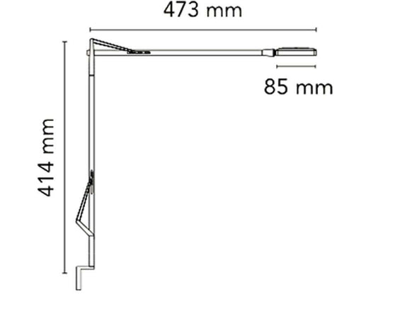 Lampada da parete Flos Kelvin Edge attacco a parete