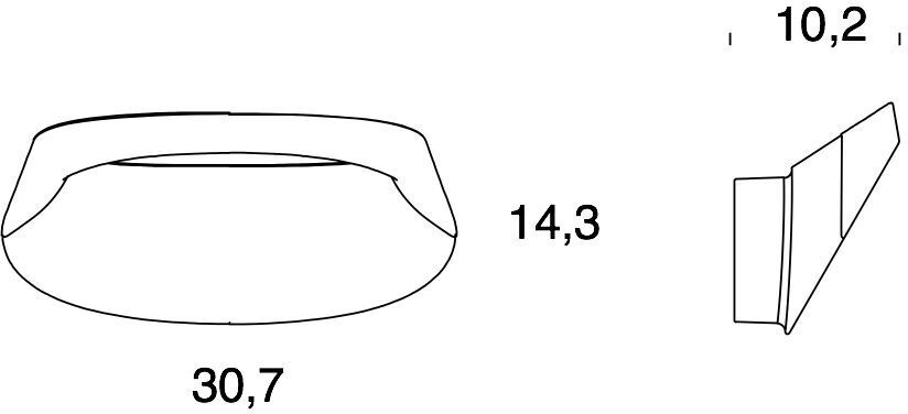 Fontana Arte Bonnet Lampada da Parete