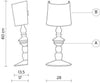 Lampada da parete Karman Alì E Babà