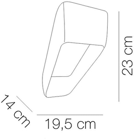 Lampada da parete Kundalini Frame White