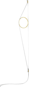 Lampada-da-parete-LED-Flos-Wirering-Cavo-Bianco