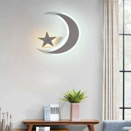 Lampada-Da-Parete-Led-Luna-E-Stella-Applique-11-Watt-Luce-Lume-Cameretta-E47-cf