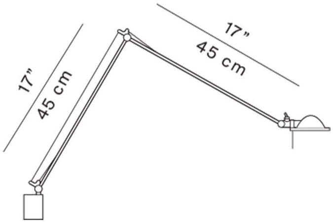 Lampada da parete Luceplan Berenice 45