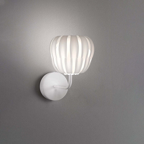 Lampada-Da-Parete-Moderna-1-Luce-Queen-In-Polilux-Bianco-D19-Made-In-Italy