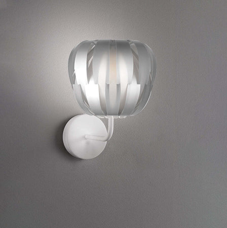 Lampada-Da-Parete-Moderna-1-Luce-Queen-In-Polilux-Silver-D29-Made-In-Italy