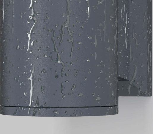 Lampada-Da-Parete-Moderna-Da-Esterno-Alluminio-Grigio-Luce1Gu10-50W-Ip54