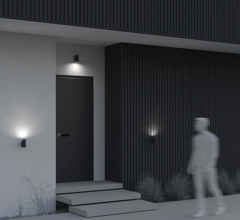 Lampada-Da-Parete-Moderna-Da-Esterno-Alluminio-Grigio-Luce1Gu10-50W-Ip54