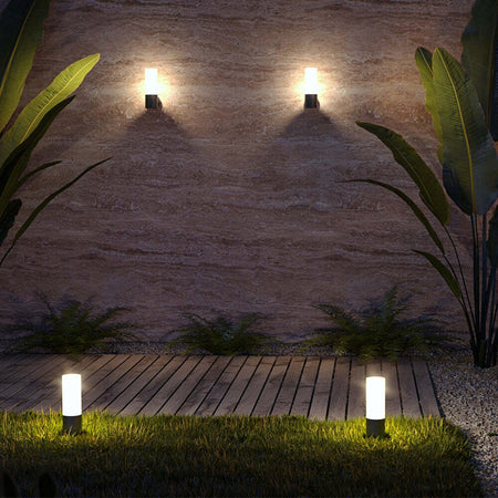 Lampada-Da-Parete-Moderna-Da-Esterno-Metallo-Grigio-1-Luce-E27-60W-Ip54