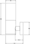 Lampada-Da-Parete-Moderna-Da-Esterno-Metallo-Grigio-1-Luce-E27-60W-Ip54