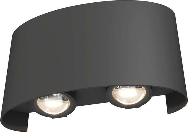 Lampada-Da-Parete-Moderna-Da-Esterno-Metallo-Grigio-Luce-Led-4W-Ip54