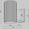 Lampada-Da-Parete-Moderna-Da-Esterno-Metallo-Nero-Luce1E27-60W-Ip54