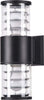 Lampada-Da-Parete-Moderna-Per-Esterno-Alluminio-Nero-2-Luci-E27-60W-Ip54