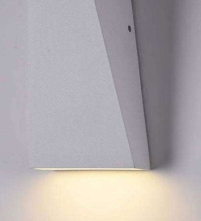 Lampada-Da-Parete-Moderna-Per-Esterno-Metallo-Bianco-Luce-Led-6W-Ip54