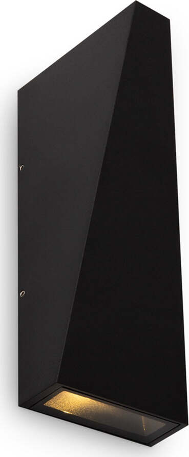 Lampada-Da-Parete-Moderna-Per-Esterno-Metallo-Nero-Led-6W-Ip54