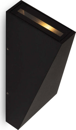 Lampada-Da-Parete-Moderna-Per-Esterno-Metallo-Nero-Led-6W-Ip54