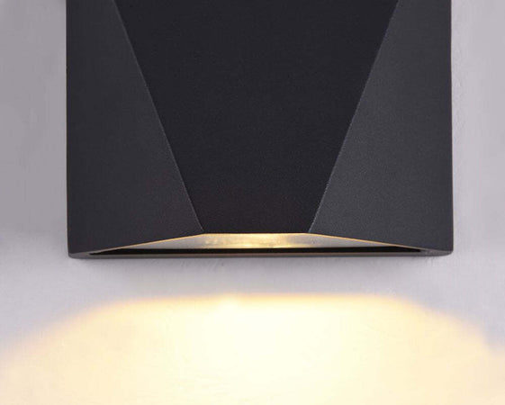 Lampada-Da-Parete-Moderna-Per-Esterno-Metallo-Nero-Luce-Led-6W-Ip54-3000K