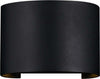 Lampada-Da-Parete-Moderna-Per-Esterno-Metallo-Nero-Luce-Led-6W-Ip54