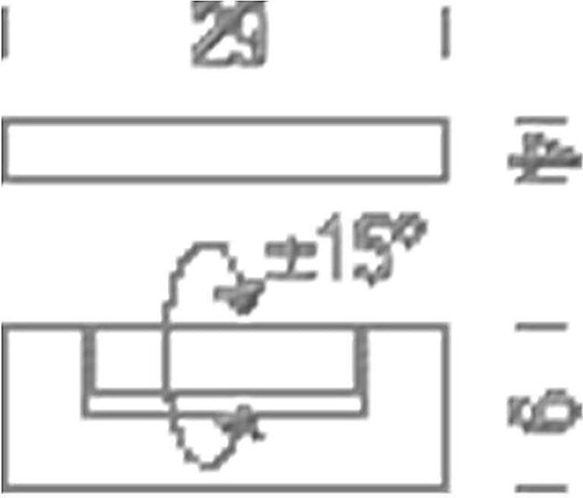 Lampada da parete Nemo Ara LED 29