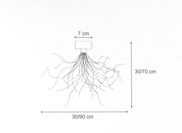 Lampada da parete o soffitto Icone SAGGINA 6