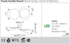 Lampada da parete Studio Italia Design Puzzle Puzzle Double Round