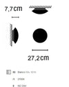 Lampada da parete Vibia Puck 1 luce