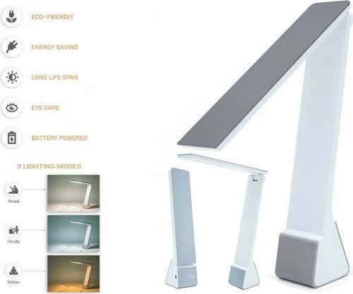 Lampada Da Scrivania 15 Led 4w Pieghevole Luce Bianca Neutra Gialla U12b Lampade da Tavolo Trade Shop italia - Napoli, Commerciovirtuoso.it