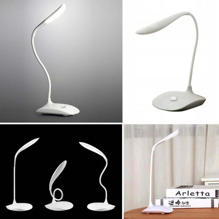 LAMPADA DA SCRIVANIA A 20 LED BIANCO LUCE REGOLABILE COLLO ERGONOMICO FLESSIBILE Illuminazione/Illuminazione per interni/Lampade/Lampade da tavolo e abat-jour Trade Shop italia - Napoli, Commerciovirtuoso.it