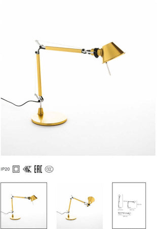Lampada da scrivania Artemide Tolomeo Micro