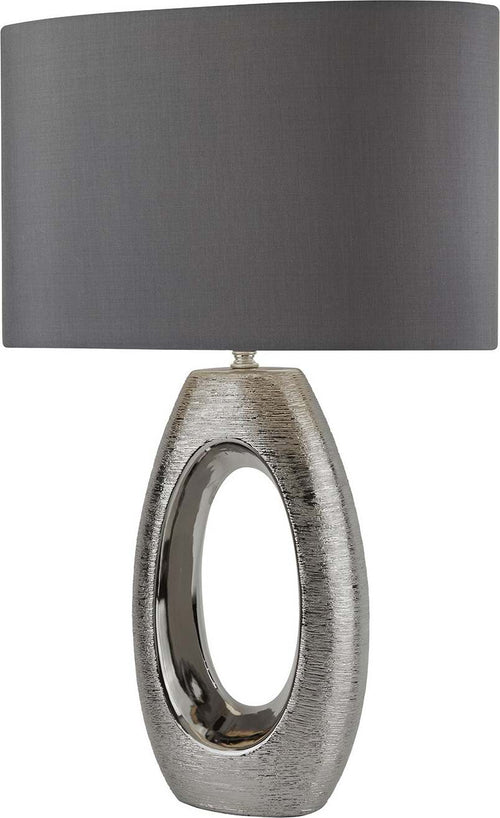 Lampada-Da-Scrivania-Artigiano-Ceramica-Cromo-Tessuto-Grigio-1-Luce-E27
