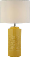 Lampada-Da-Scrivania-Charleston-Ceramica-Gialla-Tessuto-Bianco-1-Luce-E27