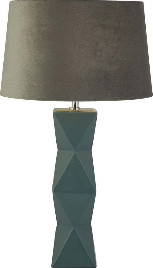 Lampada-Da-Scrivania-Chatham-Ceramica-Blu-Tessuto-Grigio-1-Luce-E27