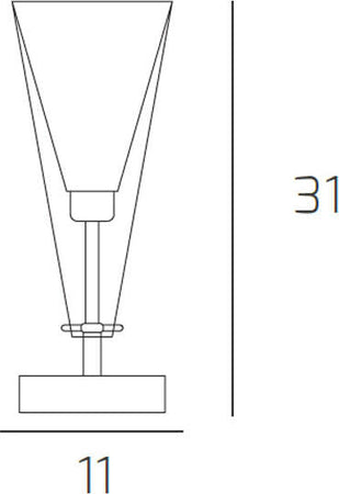 Lampada-Da-Scrivania-Contemp-Bullet-Metallo-Cromo-Vetro-Trasparente-1-Luce-E14